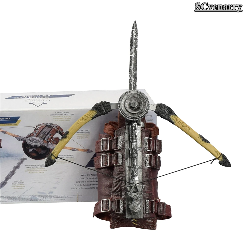 

Hidden Blade Sleeve Sword Action Figure Assassins Hidden Blade Edward Weapons Sleeves Swords Kids Toy Gift 17cm