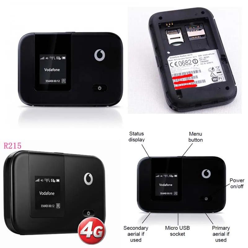 Оригинальный разблокированный Huawei R215 4G LTE FDD150Mbps беспроводной модем PK HUAWEI E5372 R216
