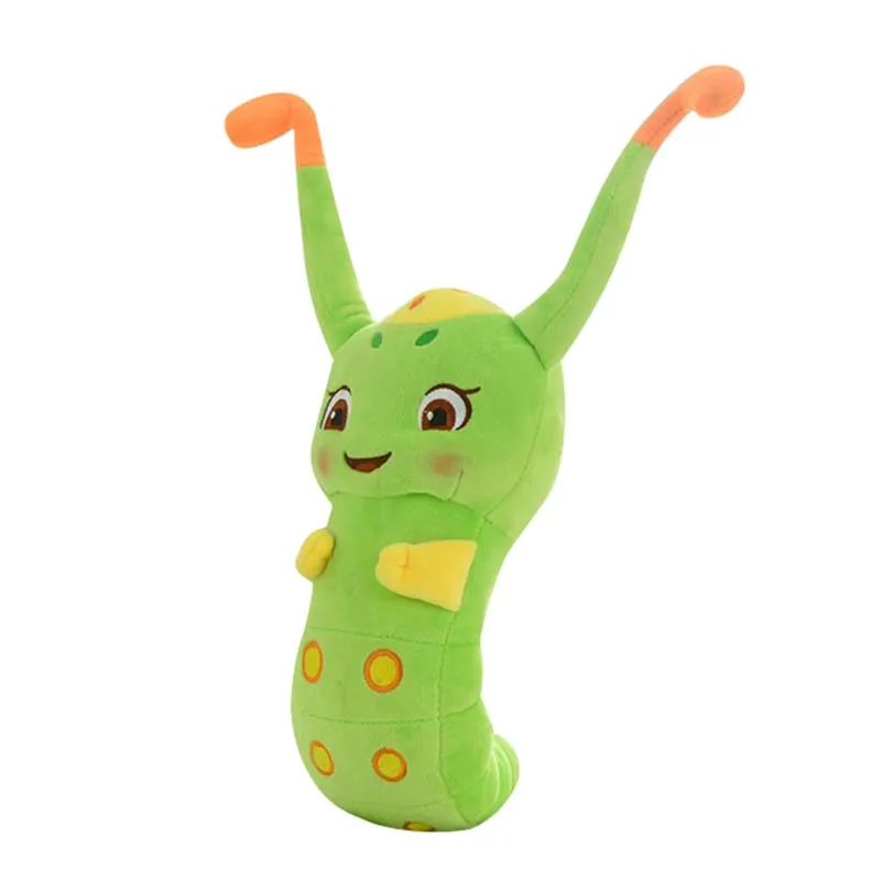 

Cute LED Lighting Caterpillar Dolls Plush Cute Genius Dolls Green