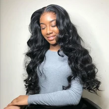 250% парики из натуральных волос на кружеве с высокой плотностью для женщин 13*6, парики из волнистых волос, натуральные бразильские волосы Remy Aimoonsa