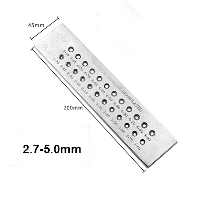 Jewelry Tool Carbide Wire Drawplate For Jewelry Making Round Shape Drawplate