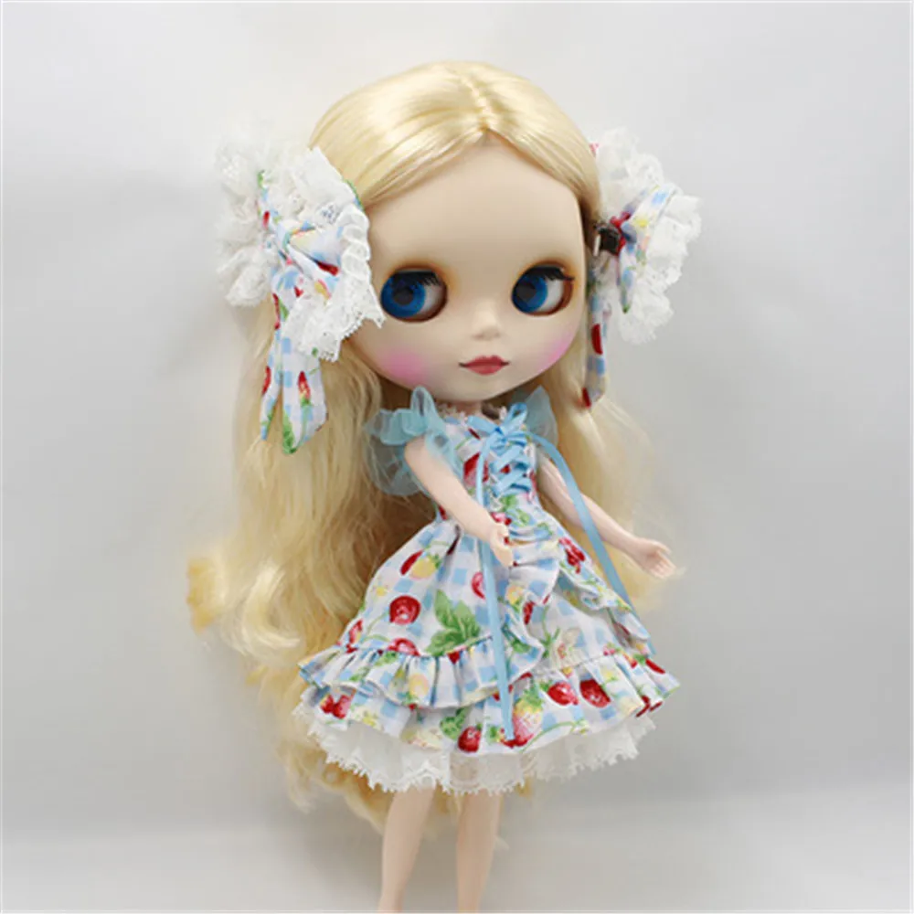 Ручная работа Blyth Doll Clothes кружевное платье принцессы Accessories Fit Joint Azone Licca 1/6 BJD/SD