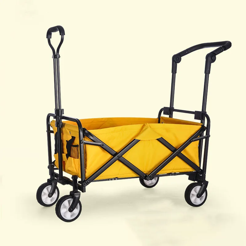 

Home Furnishing Kitchen Carts Camping Wagon Garden Folding Transport Trolley Wagon Outdoor Beach Cart Shopping Cart For Elderly
