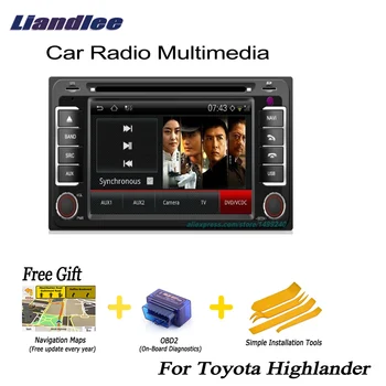 

For Toyota Highlander 2000~2004 2005 2006 2007 Car Android Multimedia GPS Navigation System Stereo Radio CD DVD Player HD Screen