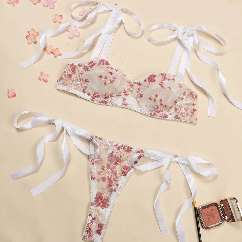 Flower Lingerie Set