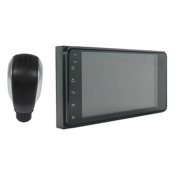 

1 Pcs Automotive Mt 5-Speed Shift Button Knob & 1 Pcs Android 8.1 2Din Car Radio Stereo 7 in ch Gps Navigation