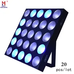 20 шт./лот Tri LED матрица 5x5 25x10 Вт RGB 3 в 1 светодиодный луч Матрица Блиндер свет этапа