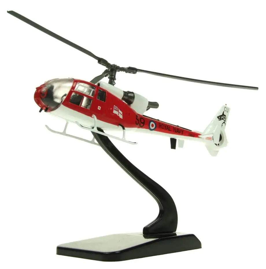 Авиация 72 Westland Газель HT 2 ZB647/CU-59 Королевский Темно-синий S 1/72 литье под давлением модель самолета