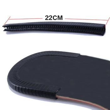 

Silicone Rubber Deck Guard Strips Black Universal Longboard Skateboards