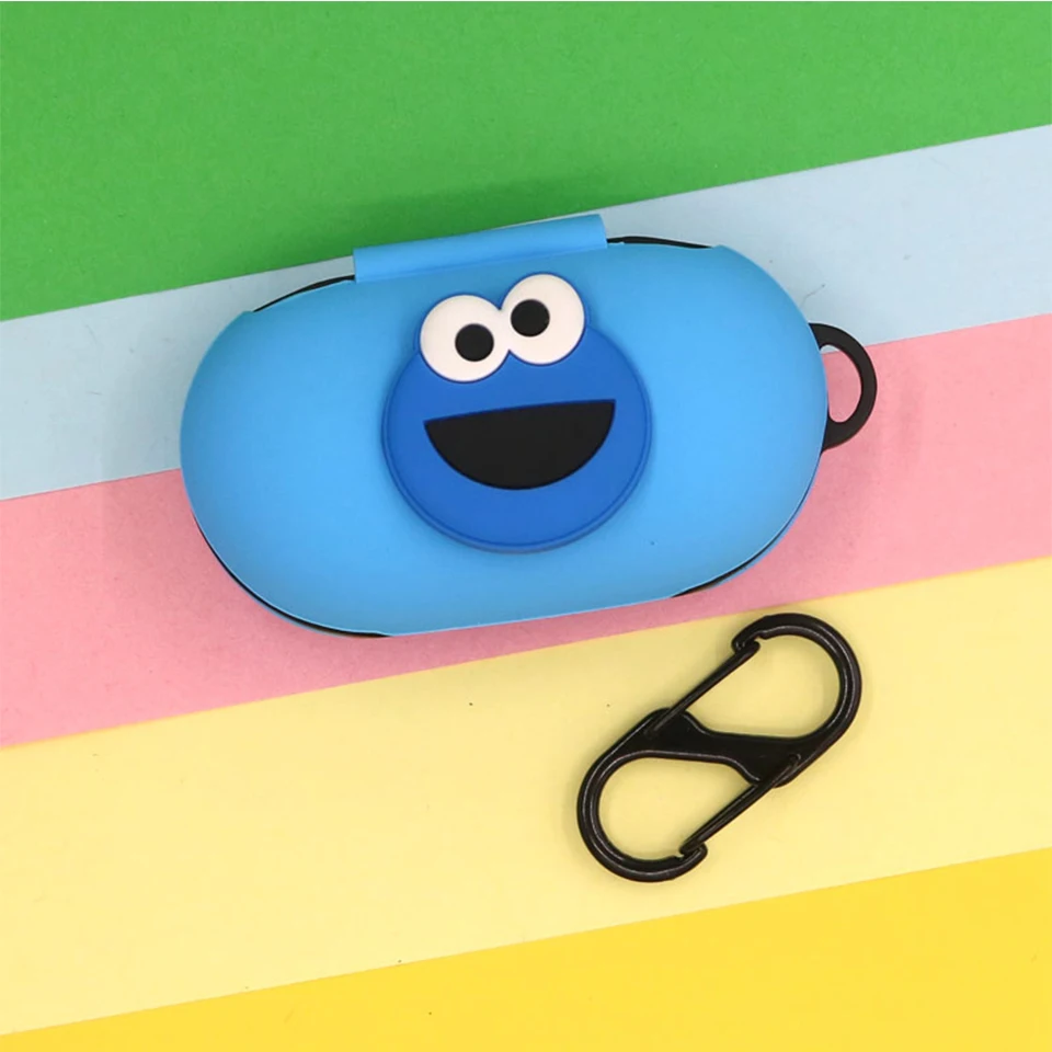 Милый силиконовый чехол для samsung Galaxy Buds чехол для зарядки защитный чехол Bluetooth для наушников мультяшная сумка