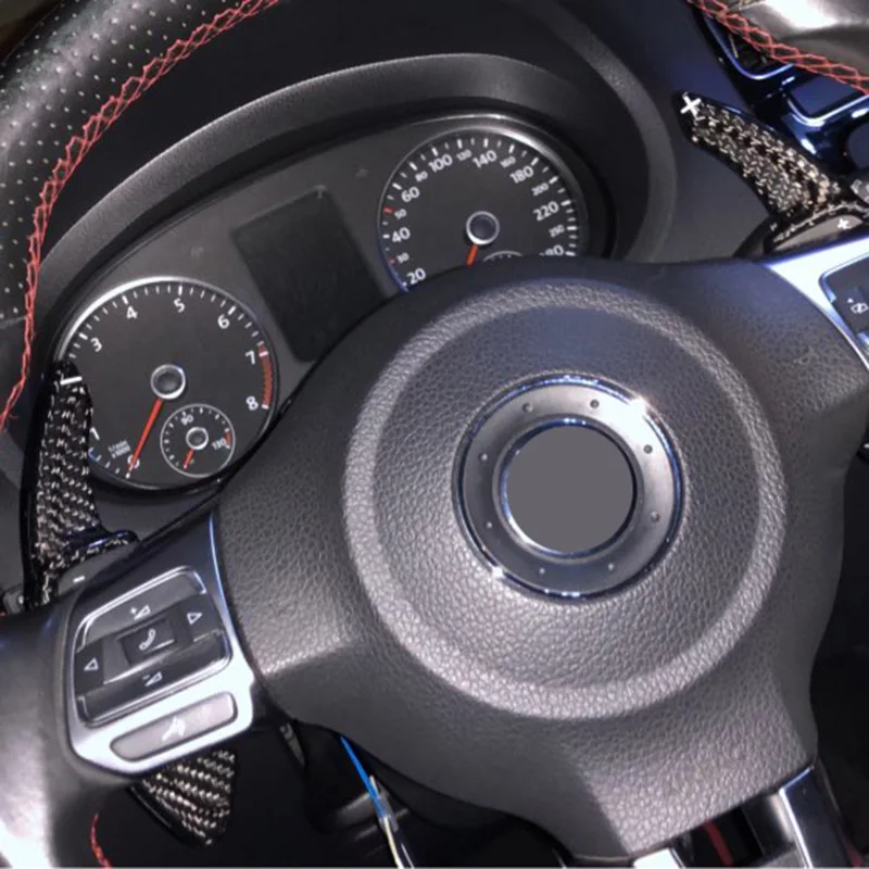 Удлинитель из углеродного волокна переключатели передач для Volkswagen VW GOLF 6 GTI CC R20