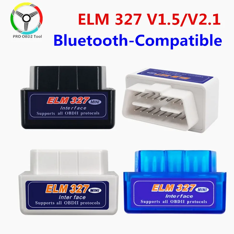 Super Mini obd2 ELM327 v2.1 Bluetooth-совместимый V1.5 OBD2 ELM 327 BT v1.5 Диагностический инструмент с
