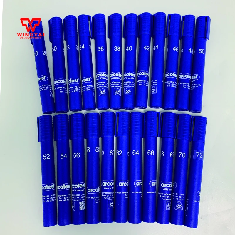 Dyne Test pens 1 doz / box 44 for plastic film poly films 