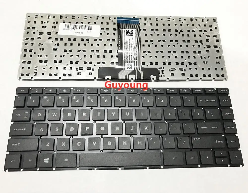 Американская Клавиатура для ноутбука hp павильон X360 14-BA 14T-BA 14M-BA 14-BS 14-BS057CL английская клавиатура
