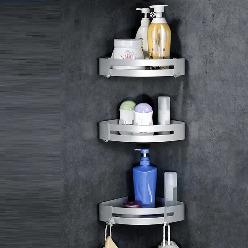 Number 3 Badezimmer Estanteria Pared Hoekplank Prateleira аксессуары для ванной комнаты настенный стеллаж для ванной комнаты - Цвет: Number 3
