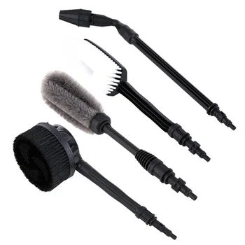 

Car Washer Water Spray-Gun Lance Nozzle with Brushes High Pressure Cleaner Set