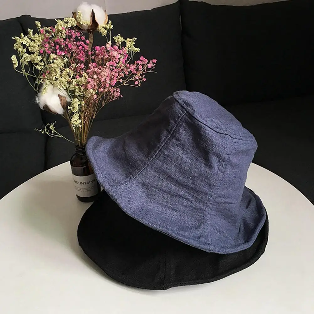 Studyset Stringy selvedge льняная женская летняя универсальная Солнцезащитная льняная Кепка для путешествий короткий край