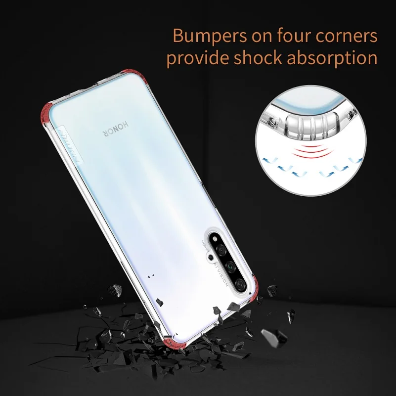 

TPU Case For Huawei Honor 20 20S Nillkin Nature Series Transparent Clear Soft TPU Cover Huawei Honor 20 Pro case 6.26''