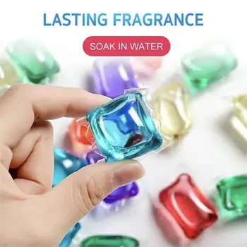 

Liquid Detergent Gel Concentrated Detergent Laundry Ball Bead Portable Stains Film Capsules Travel Washing Liquid Pod Cleaner