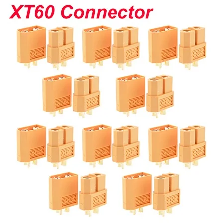 10 pares XT30 XT30U XT60 XT60H XT90 EC2 EC3 EC5 T enchufe комплект аккумуляторных батарей банановых