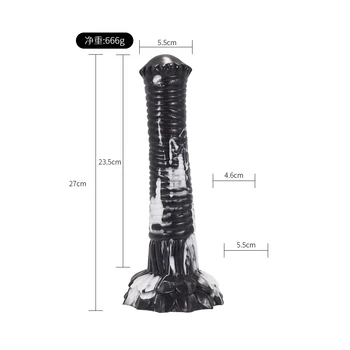 FAAK Ejaculation Horse Dildo Multi Color Animal Penis With Suction Cup  Female Masturbator Syringe Squirting Anal Sex Toys Shop 6