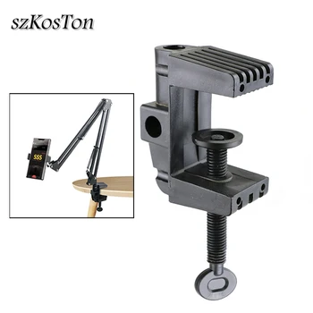

Universal Bracket Clamp Long Arm Phone Tablet Holder Stand Accessory Desk Bed Clip For Ring Light Holder Part Mic Bracket Clamp