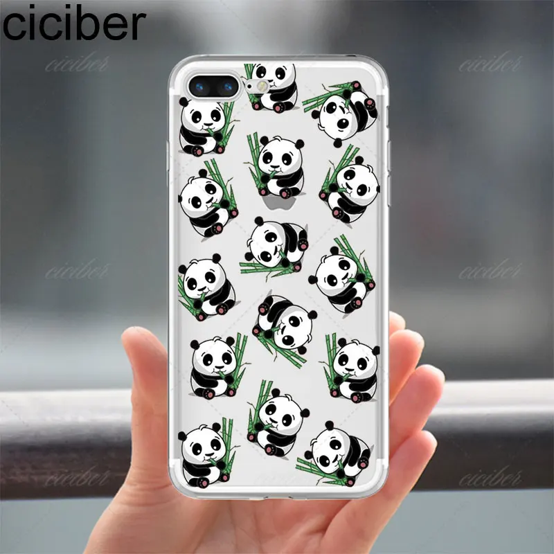 Чехол для телефона ciciber с милыми животными фламинго кошка панда чехол iphone 11 Pro Max X