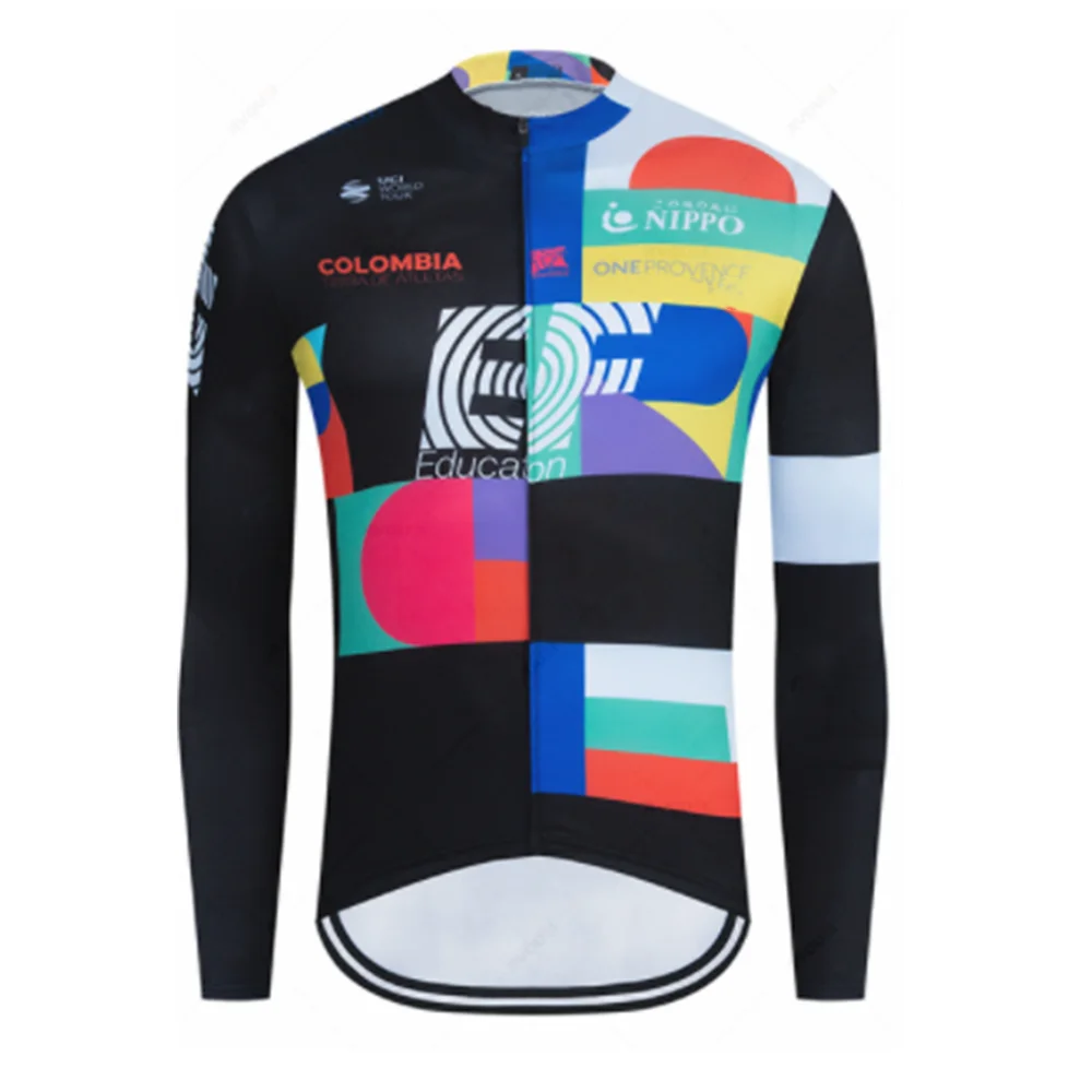 Мужской термокостюм из джерси EF спортивная одежда для велоспорта комбинезон