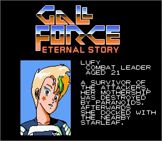 Gall Force Inglês Fds Emulado Cartucho de Jogo para Nes fc Console - Image 6