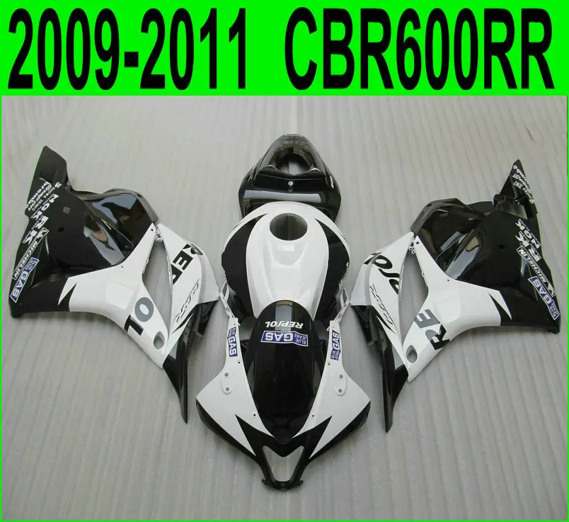 fit обновление для Honda обтекатель комплект CBR600RR 2009 2010 2011(белый repsol) cbr600 rr 09 10 11 обтекатели CX22