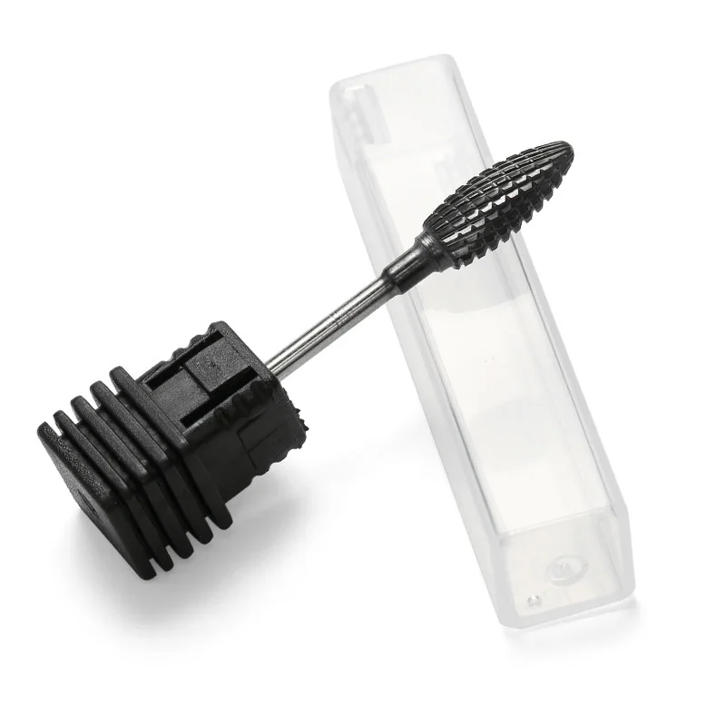 9 Type Black Titanium Tungsten Carbide Nail Drill Bits for Manicure Drill Accessories Mills Cutter Remover Gel Tools nail drill bit electric nail drill bit manicure drill bit