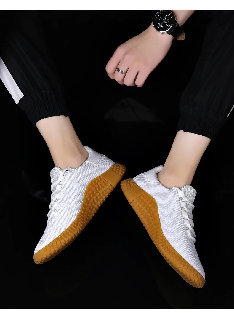 Xiaomi Flyknit/мужская повседневная обувь; Классическая простота; Мужская Спортивная обувь; резиновые кроссовки; Лидер продаж года; дышащие кроссовки для бега;