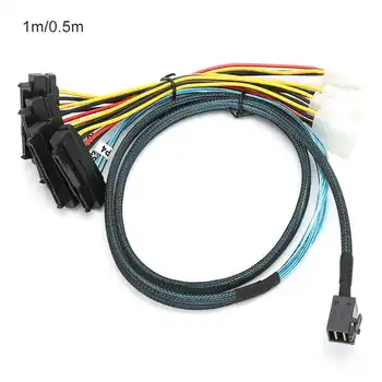 

Hard Disk Adapter Cable Computer Accessory Server Mini SAS Cord SFF-8643 to SFF-8482 Converter Cable