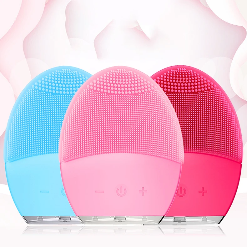 

Face Cleaning USB Electric Massage Brush Washing Machine Waterproof Silicone Cleansing Tools Women Face Cleaning Tool Portable