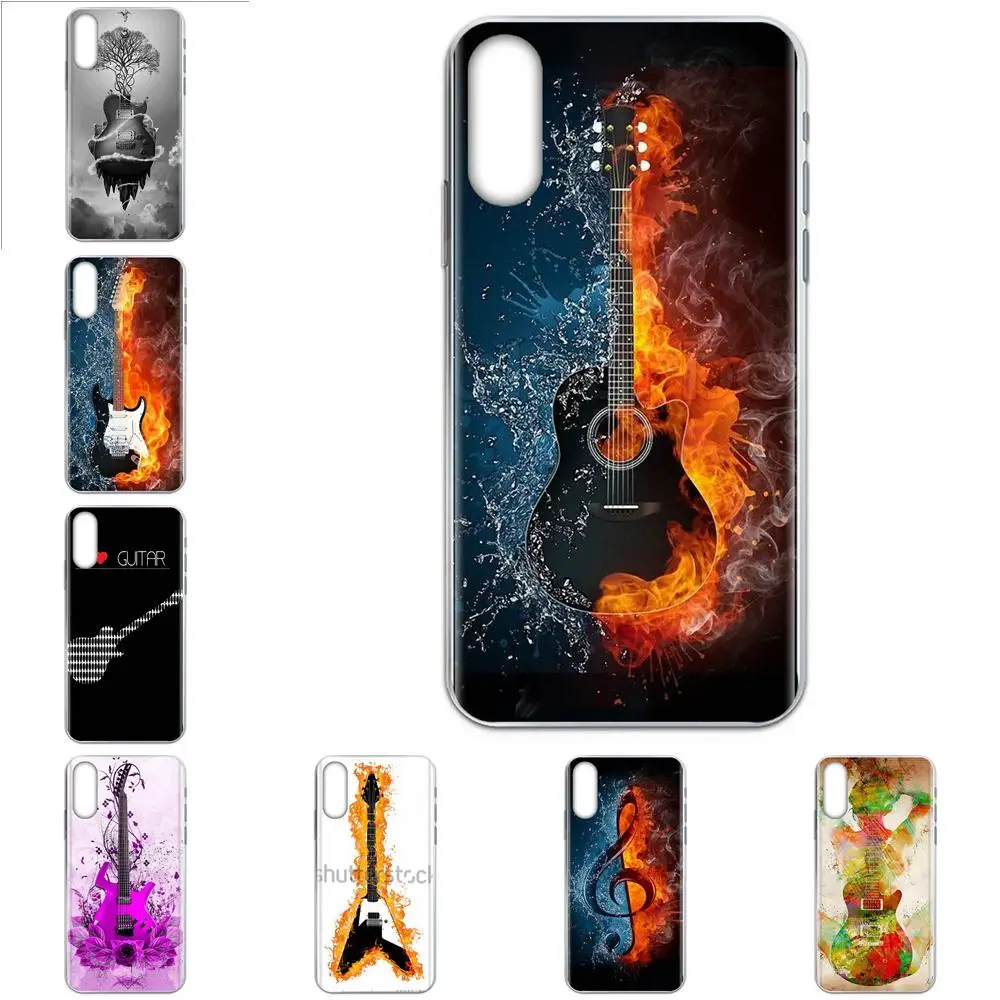 Чехол для телефона &quotсделай сам&quot музыкальный плакат с огненной водой и гитарой
