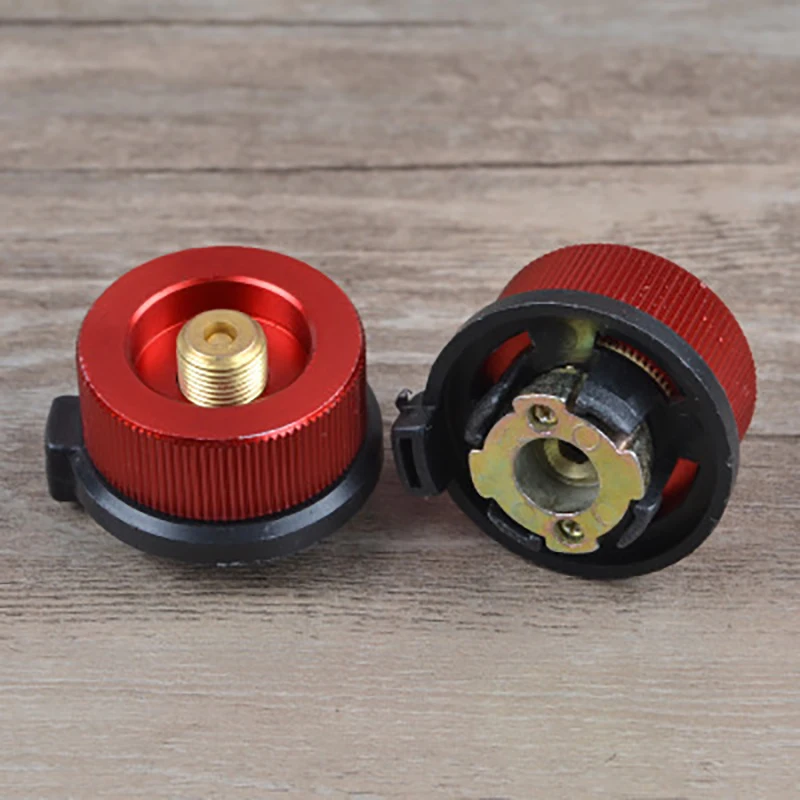 

Camping Gas Tank Adapter Auto-off Outdoor Stove Split Head Portable Adapter Tank Converter Gas Stove