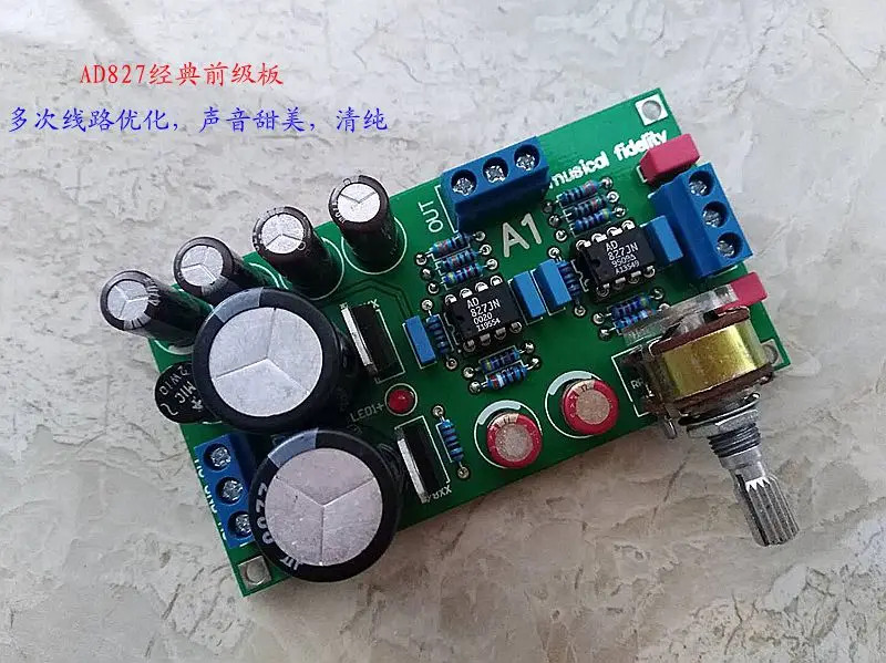 New Generation/music A1 Preamp Board AD827 Fever Op Amp Finished with Sufficient Sound Appeal | Инструменты