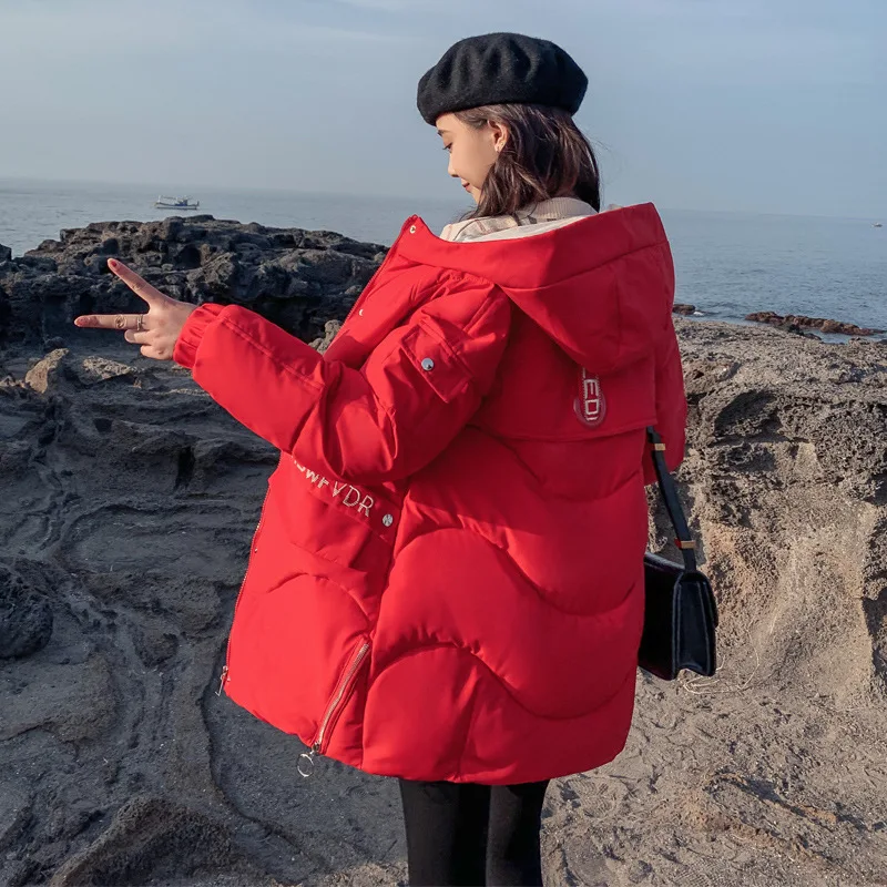 

Korean-style WOMEN'S Wear 2019 Autumn South Korea Dongdaemun Autumn And Winter down Jacket Cotton-padded Clothes Women's Loose-F