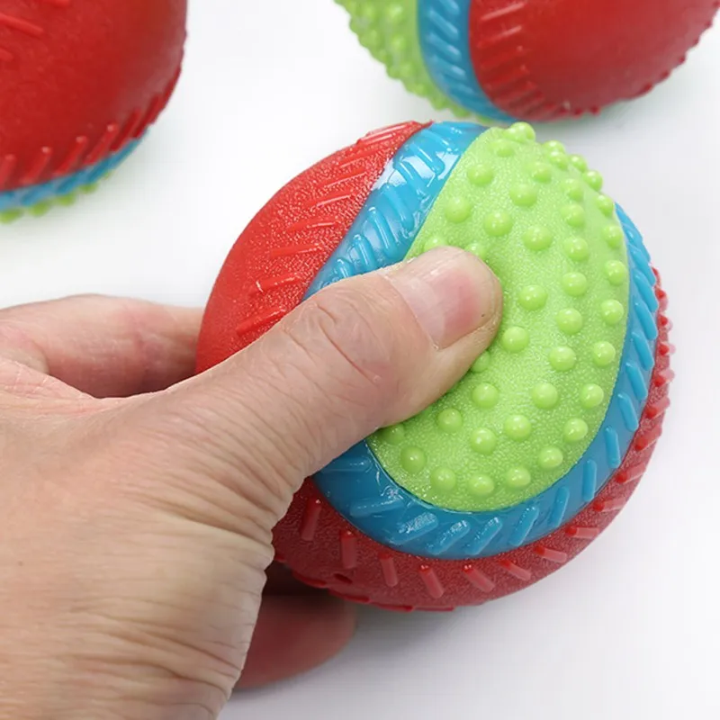 

Beef Flavor For Dog To Release Stress Interactive Rubber Ball Toy Pet Squeaky Chew Toy Pet Supplies11