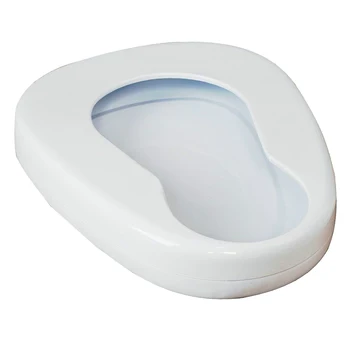

Portable Bedpan Metal Contoured Bedpan Seat Urinal Bed Pan for Bedbound Patients Elderly Daily Incontinence Aids Device
