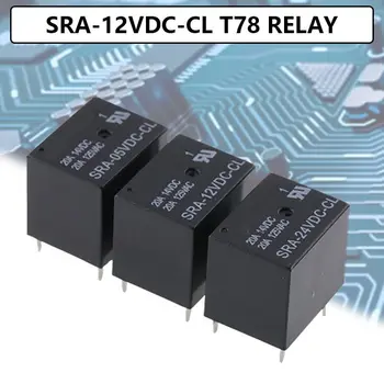 

5Pcs SRA-12VDC-CL T78 power relay 5V 12V 24V DC Power Relay Electromagnetic Power Relay Spot