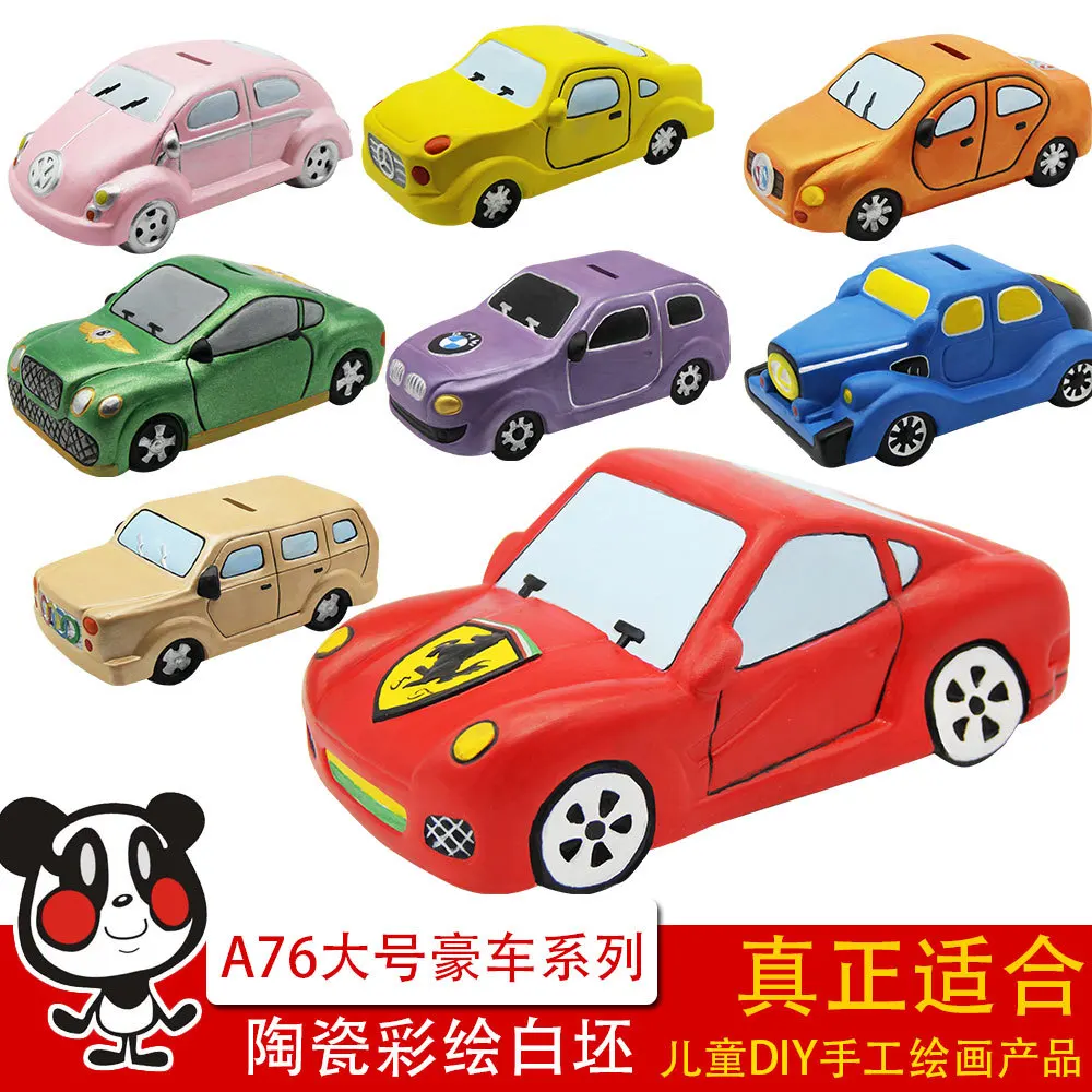 

A76 Large Size Luxury Ceramic Coloured Drawing Gypsum Doll White Embryo Children DIY Toy