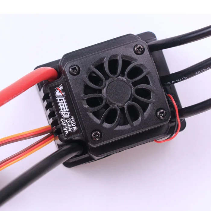 

VGOOD Newgo SensoredC32 150A Brushless Waterproof Car ESC 3-6S 6V/3A BEC for RC Model Vehicle Rally Car Crawler Monster Truck