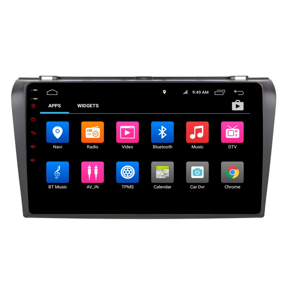 Автомагнитола стерео для Mazda 3 2003 2004 2005 2006-2009 сенсорный экран Android gps навигация Центральный Мультимедиа DSP карта MirrorLink