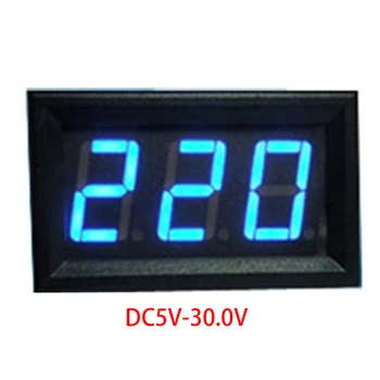 

0.56in Auto Safe Universal Led Detect DC 4.5-30V Reverse Connection Protection Mini Measuring Digital Voltmeter