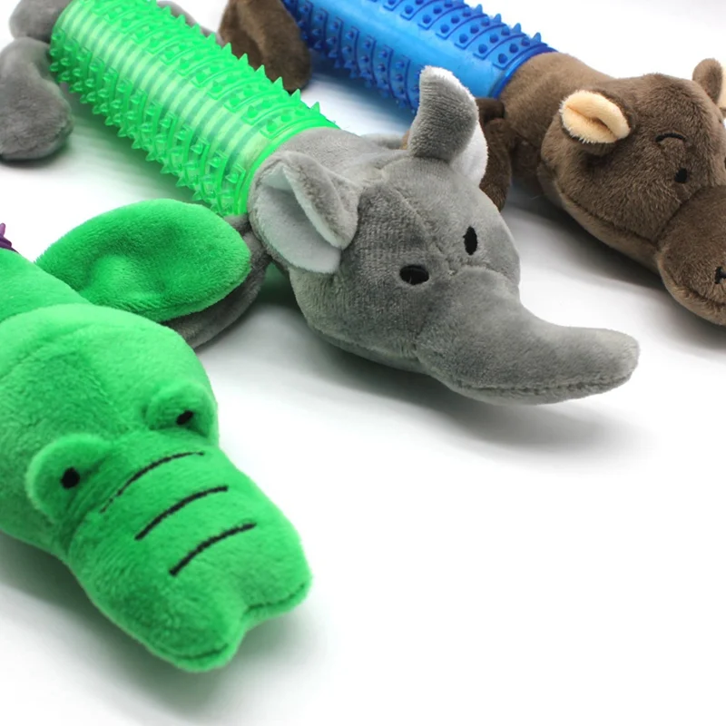 Puppy Dog Bite Resistant TPR жевательный пищащий игрушка для домашней собаки милая кукла для животных для собак для чистки зубов