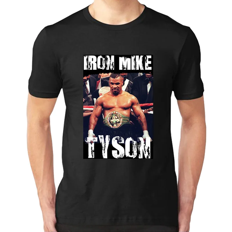Футболка Iron Mike Tyson мужская с коротким рукавом и круглым вырезом | Мужская одежда