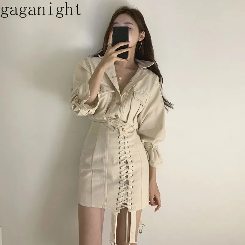 Gaganight винтажная короткая женская Куртка карго модное пальто весна осень