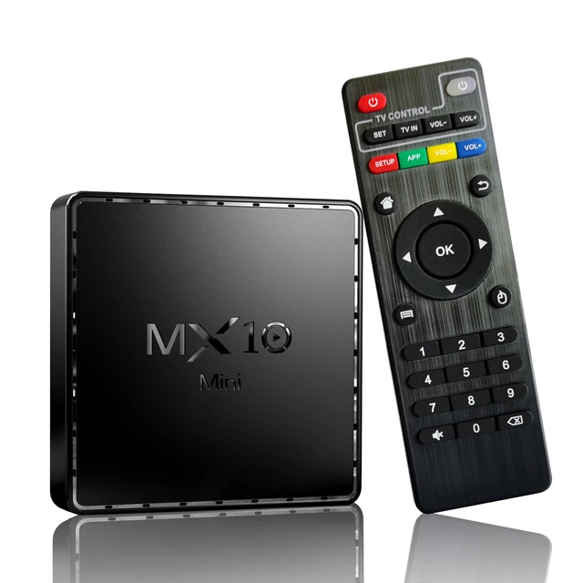 MX10 Mini TV Box Android 10 Fast Set top box 2.4&5G Dual wifi 6K Smart  Android