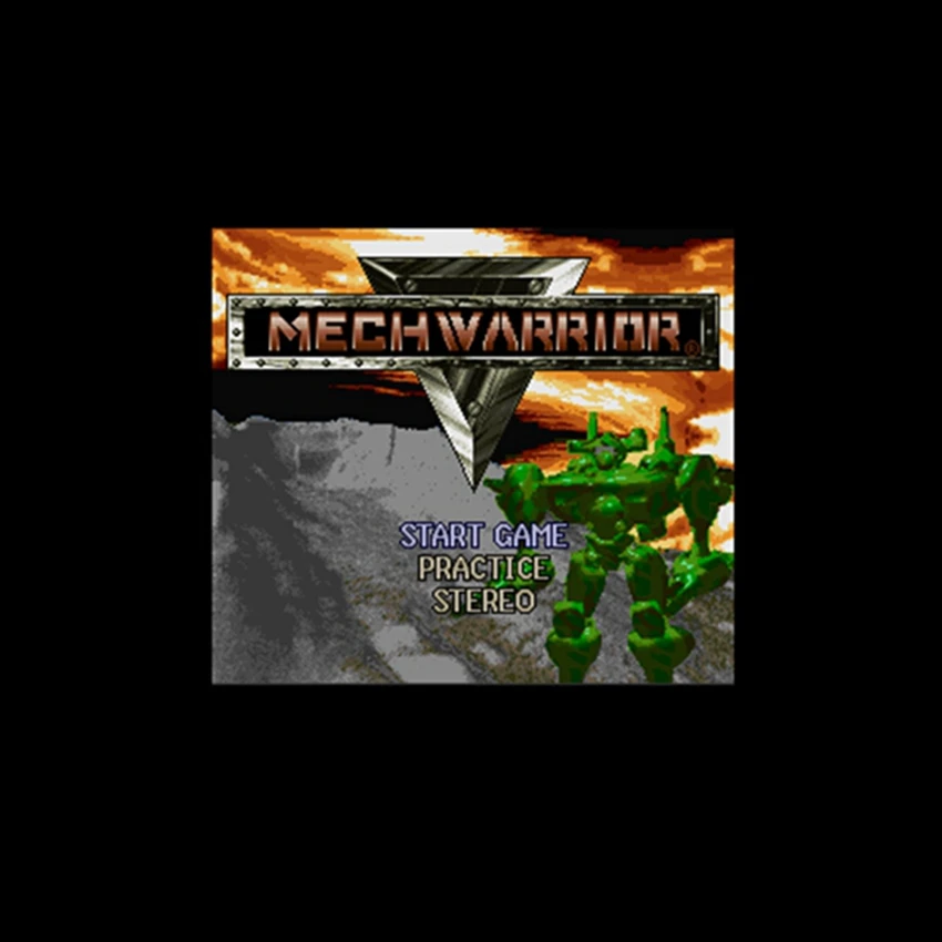 Mechwarrior Версия США 16 бит английская большая 46 контактов серая игровая карта для NTSC игрового игрока